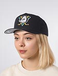 Бейсболка MITCHELL NESS арт. HT9293-ADUBLCK Anaheim Ducks NBA (черный)